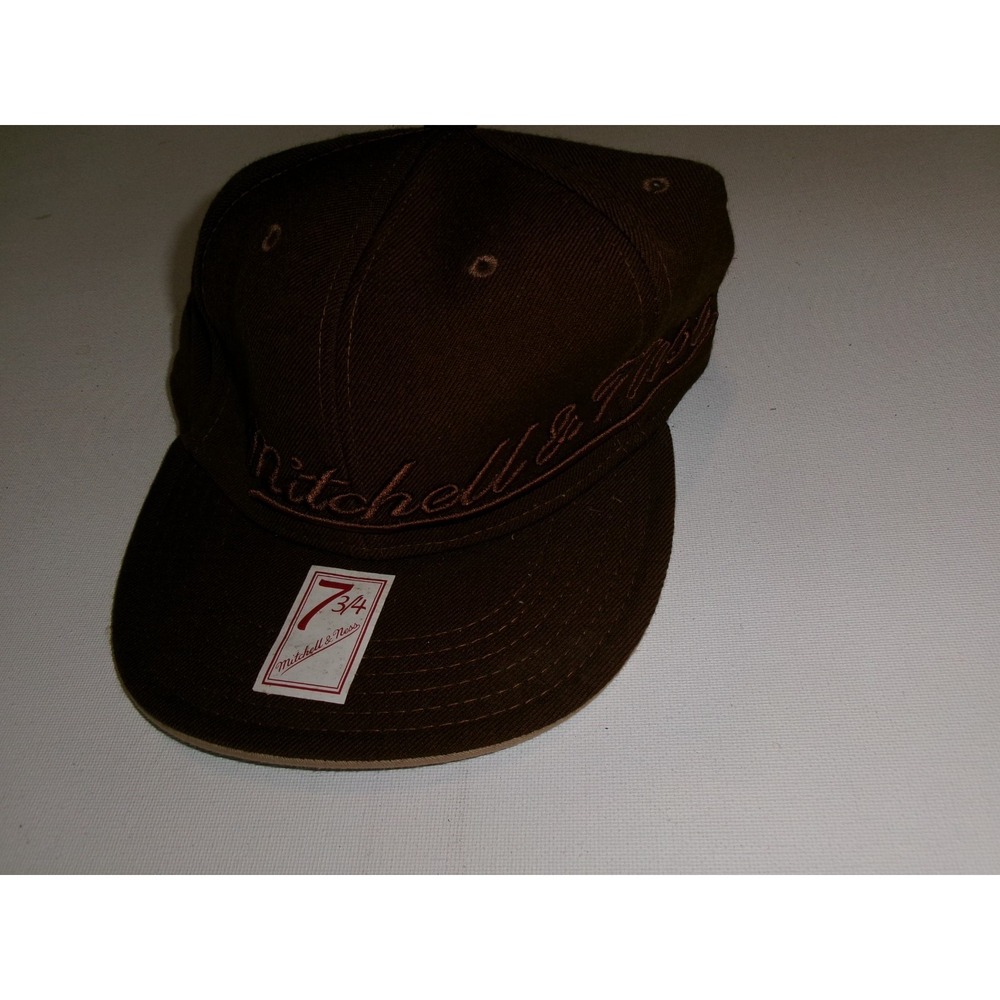 MITCHELL AND NESS FITTED BEACH GOLF SNAPBACK Y2K 00S HAT CAP VINTAGE S1